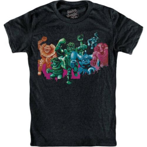 Exogini T Shirt M U S C L E Retro Art Vintage Figures 80S 1988