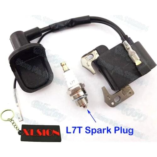 Pocket Bike Ignition Coil Spark Plug L7T For 47cc 49cc 2 Stroke Mini Moto Dirt Super Pocket Bike ATV Quad Minimoto Scooter Buggy