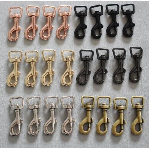 100pcs/lot 15mm Metal Lobster Claw Clasps for Paracord dog cat leash buckles durable and strong Zinc Alloy Swivel Clasp