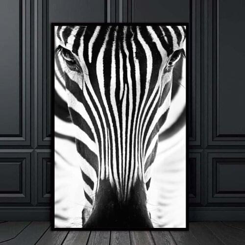 Minimalism Animal Zebra Abstract Canvas Painting Posters and Prints Modern Art Pictures for Living Room Home Wall Decor No Frame