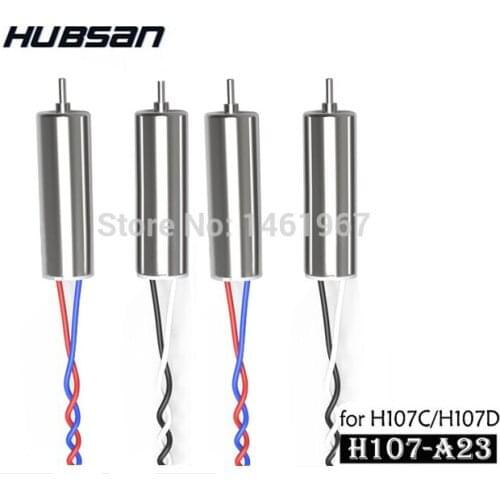 Hubsan x4 Motors for H107C RC Quadcopter H107D Quad Copter 4pcs Hubsan Spare Parts H107C Motor Wholesale