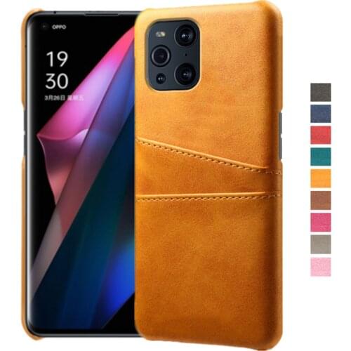 Luxury Retro PU Leather Cover Funda For OPPO Find X3 Pro Coque Card Slots Wallet Case For Oppo Find X3Pro 6.7" 2021 Capa Shell