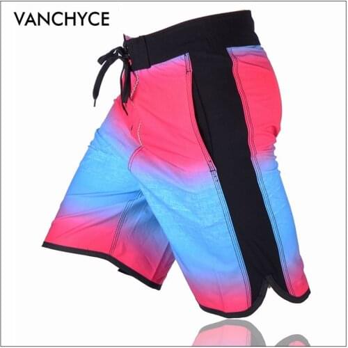 VANCHYCE Shorts Men Beach Shorts Men Bermuda Short Quick Dry Silver Mens Boardshorts Board Shorts Brand Swimwear Men