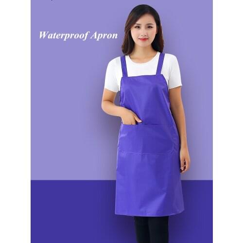 Two Styles Waterproof Apron Lab Work Dog Grooming Cleaning Apron Fish Industrial Chemical Resistant Plastic Work Smock G1211