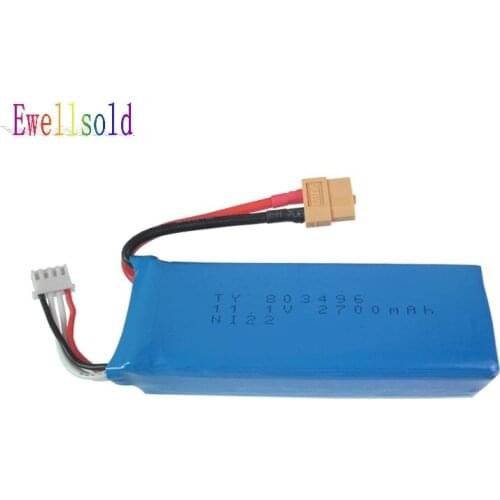 Wltoys V303 V393 RC Quadcopter WL913 RC boat cheerson CX20 RC drone spare parts 11.1V 2700mAh Li-ion battery Free shipping