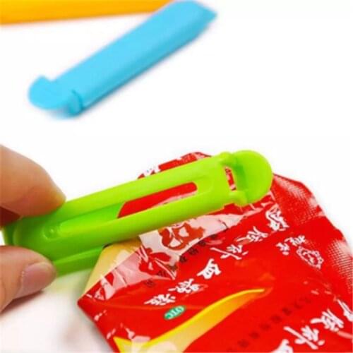 2/4/6/8/10Pcs Portable New Kitchen Storage Food Mini Vacuum Sealing Clip Sealer Clamp Plastic Tool Kitchen Accessories