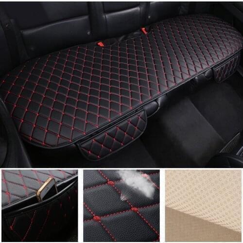 1PC Leather Rear Car Seat Cushion Cover For SEAT Ateca Arona ibiza Leon Toledo Leon ST CUPRA Car Interior Accessories