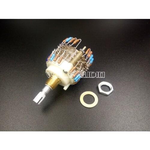 1PCS Assembled Dale 23 Step Attenuator 2-Chl Volume potentiometer 100k