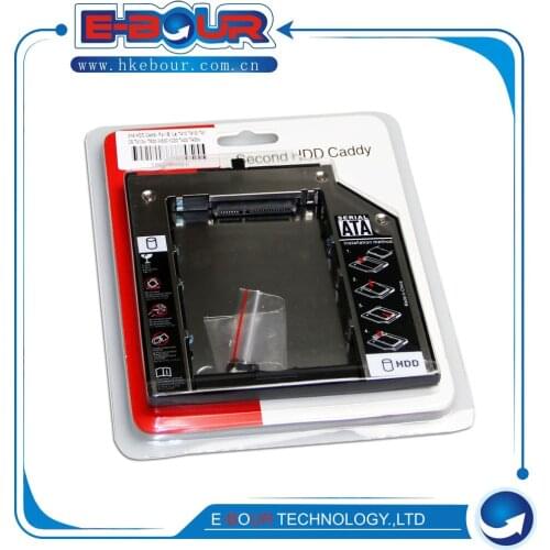 10pcs/lot 2nd HDD Hard Drive Caddy for IBM T410 T410S T500 X200 T400 T430S 9.5MM SATA3.0 2.5"SSD HDD Case Enclosure