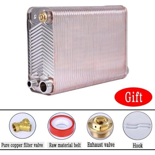 100 Plates stainless steel heat exchanger Brazed plate type water heater SUS304