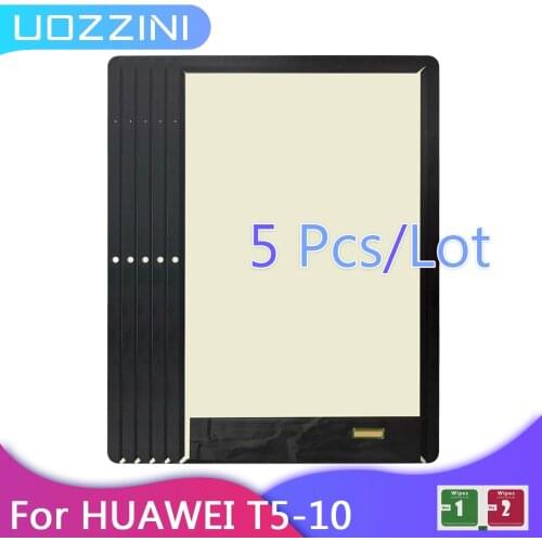 5Pcs New For Huawei MediaPad T5-10 AGS2-L03 AGS2-W09 AGS2-L09 AGS2-AL00HA LCD Display Touch Screen Digitizer Panel Assembly