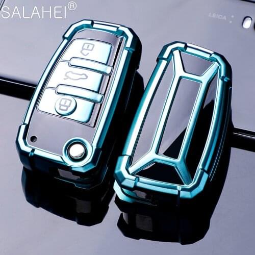 Color Soft TPU Car Key Case Cover Shell For Audi A3 A4 A4L B5 B6 B7 B8 B9 A5 A6 A6L C5 C6 Q3 Q5 Q7 S5 S7 RS3 TT Auto Accessories
