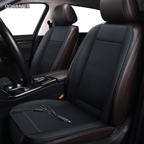 DOODRYER 12V Seat ventilation 1pc car seat cover for Lincoln all models Navigator MKZ MKC MKX MKS MKT summer Pad Cushion