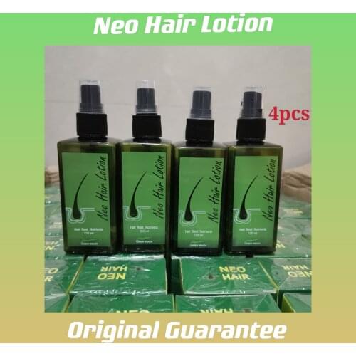 4pcs Neo Hair Lotion Herbs 100% Natural Treatment Spray STOP Hair Loss Root Nutrients 4.2 Oz