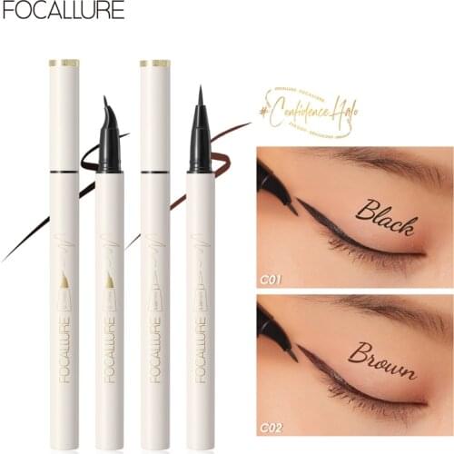 New Bent Shape Black Liquid Eyeliner Long-lasting Waterproof Quick-dry Eye Liner Pencil Cosmetic for Eyes Pen Women Makeup TSLM1