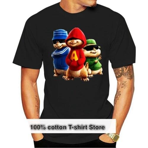 New Alvin And The Chipmunks Fictional Music Group MenS T-Shirt Size S-2Xl Personality Custom Tee Shirt