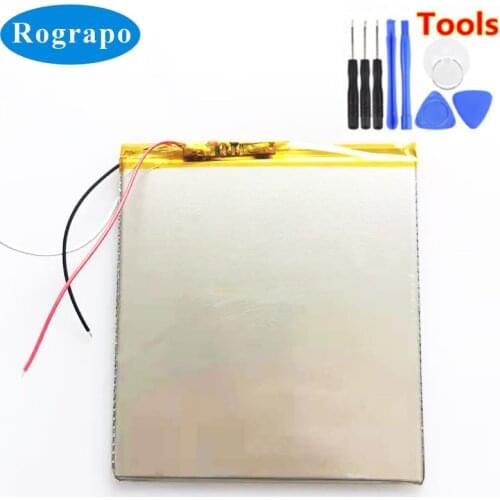 New 3.7V 2000mAh Battery For Onyx Boox Nova Pro Replacement Accumulator 2-wire Plug+tools