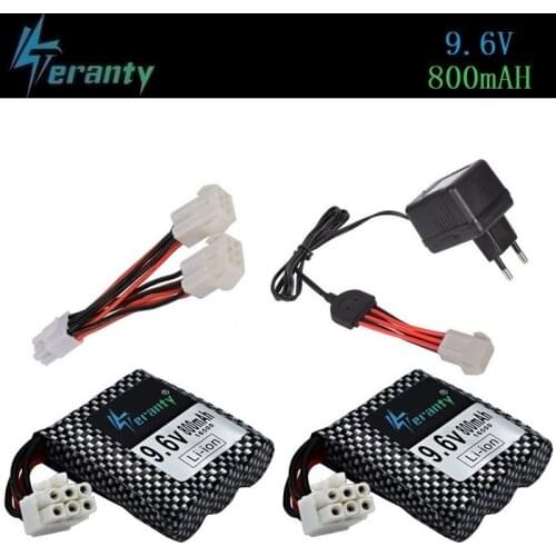 Original Battery 9.6V 800mAh Li-ion battery for 9115 9116 S911 S912 High Power RC Truck RC car Toys 9.6v battery 16500 6P plug