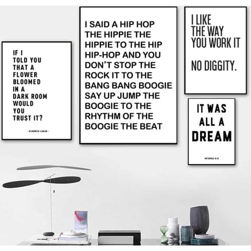 No Diggity 90s Music Lyrics Poster Love Print Scandi Decor Gift for Girlfriend Boyfriend Canvas Painting Wall Art Picture Decor