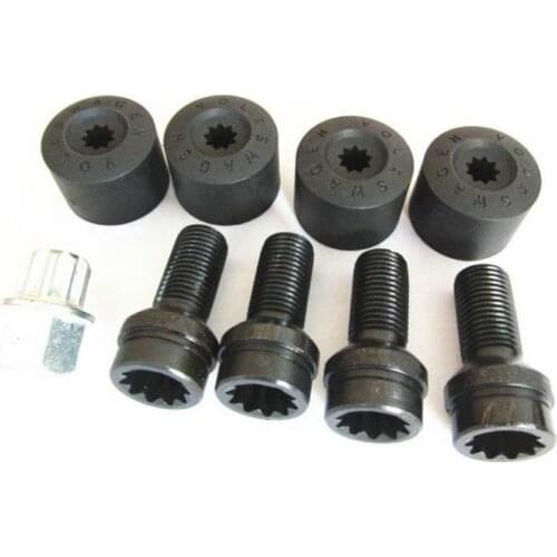 Apply to Bora Golf 4 Golf 6 Jette Passat Car tire anti-theft screw + key