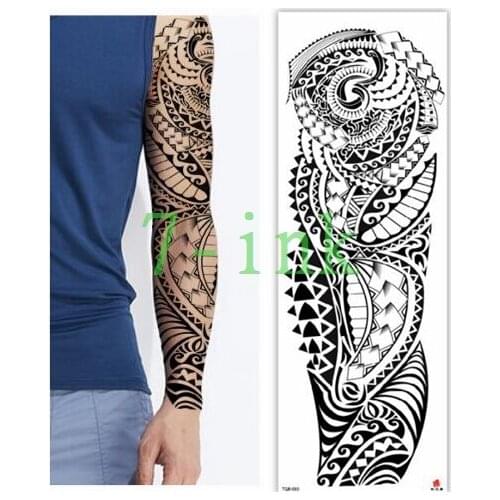 Waterproof Tattoos Sticker Full Arm Strange graphics tattoo Water Transfer flash tatoo fake tattoo for men women