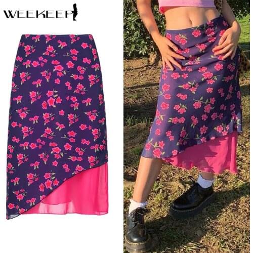 Женские вечерние юбки WEEKEEP China At AliExpress