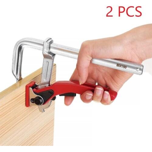 Clamps For Woodworking Clamp Carpenter Tools F Clamp MFT Clamp Stainless Steel Woodworking Tools Guide Quick Release Rail Clamp