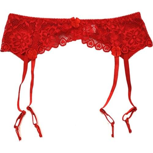 1 Piece Women Lace Garters Suspenders Adjustable Double Breasted Waist Belt 4 colors Optional