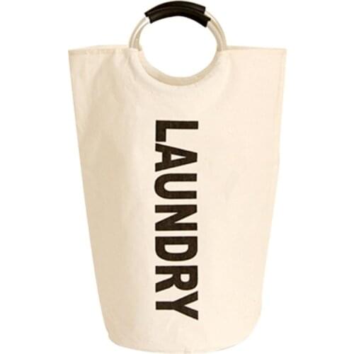 1PC Dirty Clothes Storage Basket Sundries Storage Container Space Saving Foldable Handbag Storage Organizer for Home Bathroom