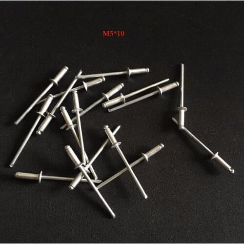 10pcs M5*10 Flat head pull nails/pull rivets/countersunk head pulling core rivets/decorating nails