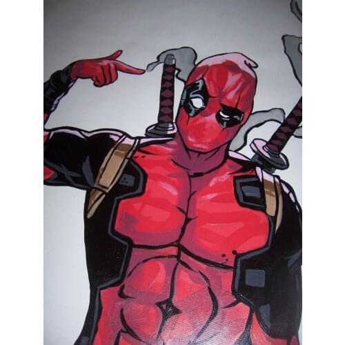 100%Handmade Punisher Oil Painting 24x24.NOT a print