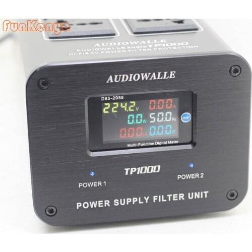 3000W 15A Power Filter Universal Socket Protect AC100-220V Function 6 Color Display For Power Consumption Voltage Current Power