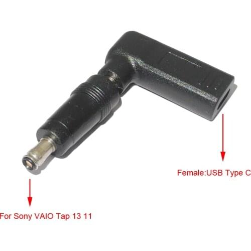 USB Type C PD Power Adapter Converter for Sony VAIO Tap 13 11 SVT1122X9RW SVT1122Y9EB SVT11229CKB Laptop Charger