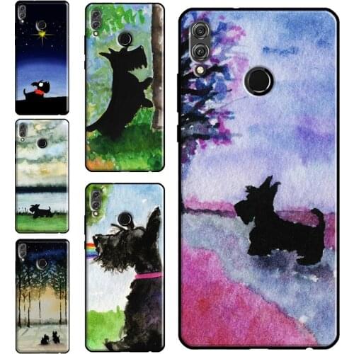 Westie Scottie Scottish Terrier Phone Case For Huawei Honor 10i 8X 9X 10X 10 Lite 8A 9A 7S 8S 7C 7A 4C 6C 20 Pro Cover
