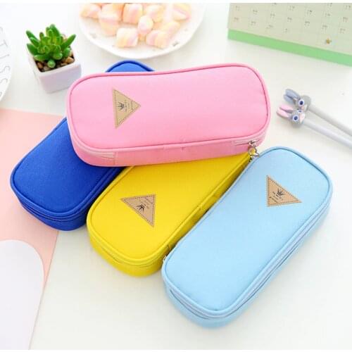 8pcs cute big pencil case cute multi-function pen case children gift pencil bag school office supplies