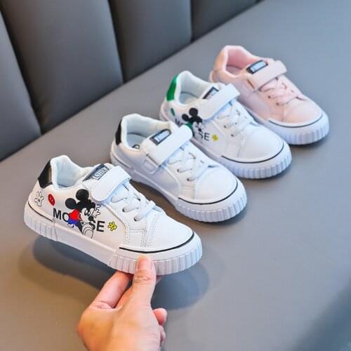 New Disney Children Shoes Girls kids Shoes Boys Sneakers fashion casual shoes Non-slip student sports shoes size 26-37