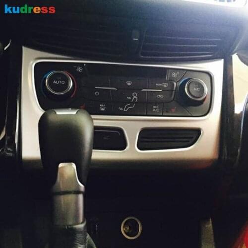 For Ford Kuga Escape 2017 2018 2019 ABS Matte Car Interior Central Air Conditioning Switch Panel Cover Trim High configuration