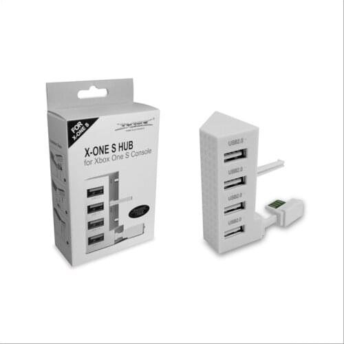 DOBE TYX-795S Console 4 Port USB 2.0 HUB Adapter for Xbox One S Controller Connector Adapter