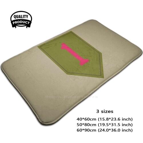 1St Infantry Division " The Big Red One " United States Army 3D Household Goods Mat Rug Carpet Foot Pad 1St Infantry Division