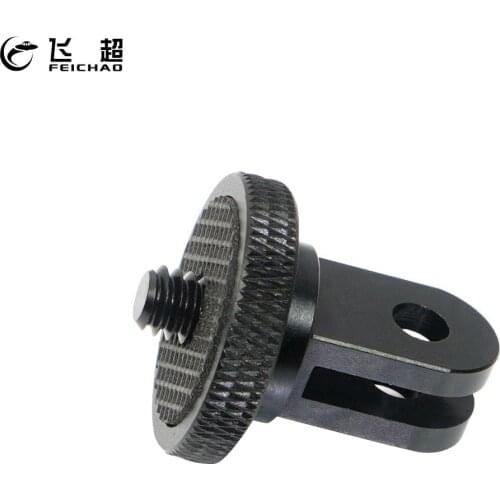 Mini Tripod Mount Adaptor Aluminum Alloy CNC 1/4 Screw Head Adapter for GoPro Hero 8 7 6 5 for DJI Sony EKEN Camera Accessories