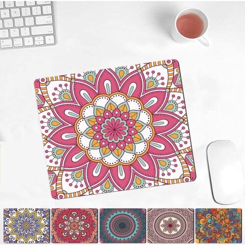 Mouse Pad Gaming Small Mouse Pad for Mouse Mice Office 21x25cm Mousepad PU Leather Waterproof Mats Deskpad
