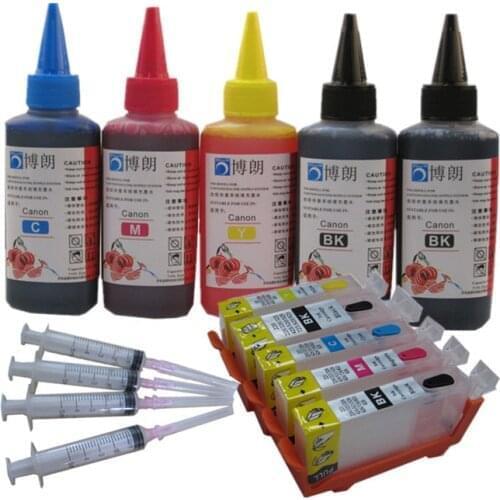 Refill kit printer ink cartridge FOR anon PGI 520 521 IP3600 IP4600 IP4700 MX860 MX870 MP540 MP550 MP560 MP620 pgi-520