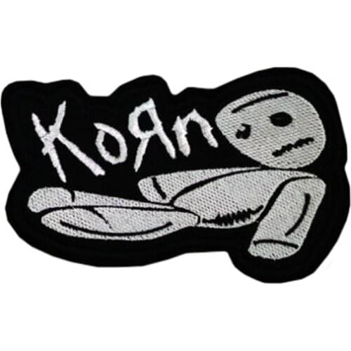 Korn Nu Music Rock Band Embroidered IRON ON and SEW ON Patch Heavy Metal Custom patch