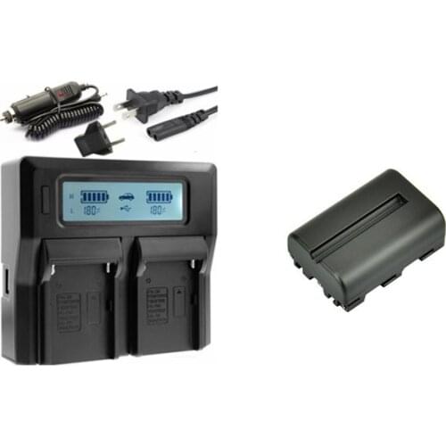 NP-FM500H FM500 Battery+LCD Dual USB Charger for Sony CLM-V55,Alpha SLT-A57, A65, A65V, A99, A100, A200, A300,A350,A560, A900