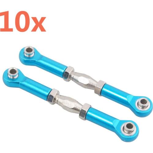Wholesale 10pcs/Lot HSP Upgrade Parts 106017 06048 AI Steering Linkage Spare Parts For 1/10 RC Model Car Off Road Buggy Warhead