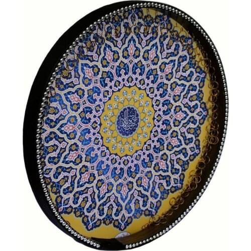 Persian Painting Daf, Deff, Def, Erbane, Bendir With Soft Case NDR-232