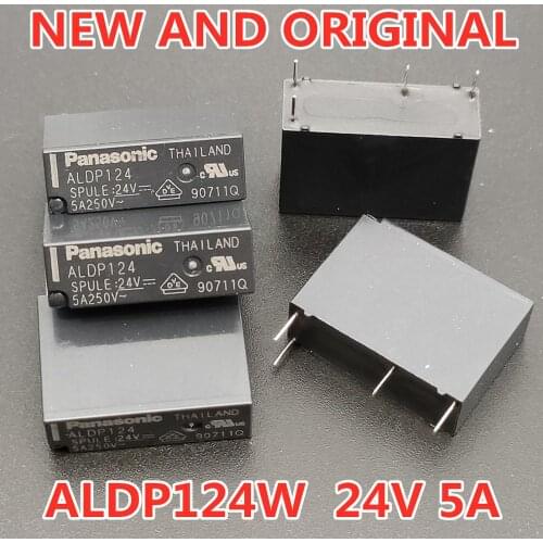 5Pcs/Lot Relay Aldp124 Aldp124W 24V 5A 250V Dip4 New And Original