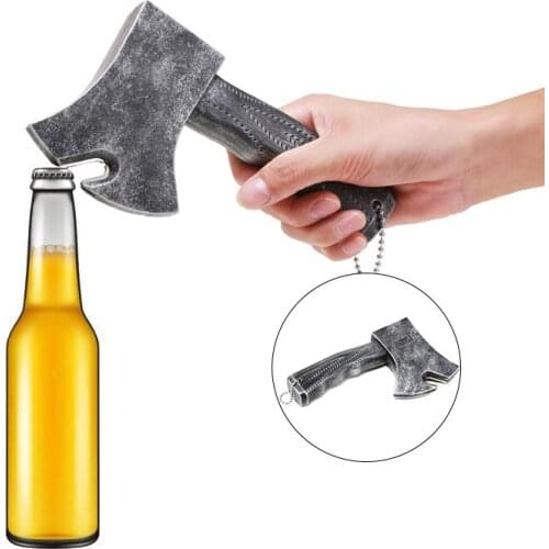 Axe Corkscrew Beer Bottle Openers Multifunction Hammer Of Thor Shaped Beer Bottle Opener Long Handle Bottler Opener Wine Utensil