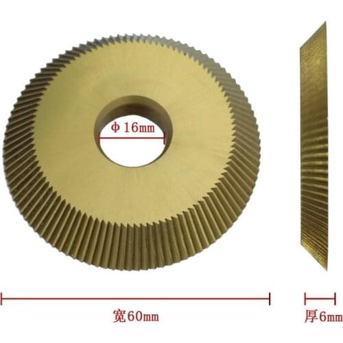 100% Wenxing Keys Cutting Machine Parts 16mm 60mm 6mm Key Cutters Disk Blade Locksmith Tools
