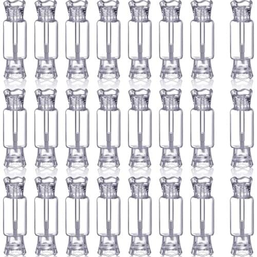 24 Pieces Lip Gloss Tubes Candy Shape Lip Gloss Containers Refillable Clear Lip Balm Containers for Women Girls DIY Cosmetics